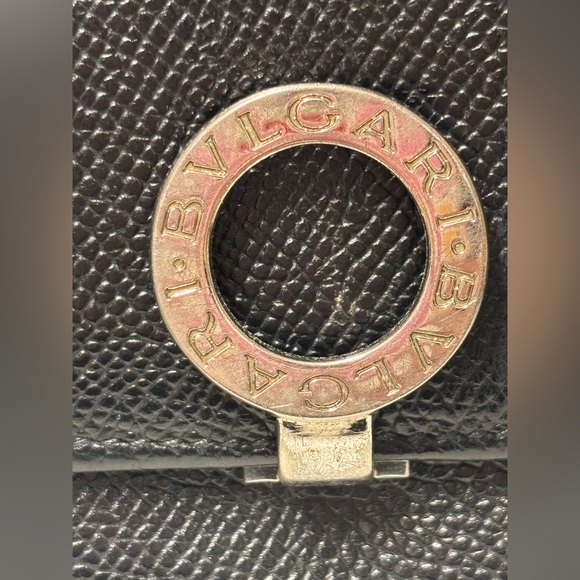 Bvlgari Bvlgari black grain leather long wallet - Picture 3 of 10